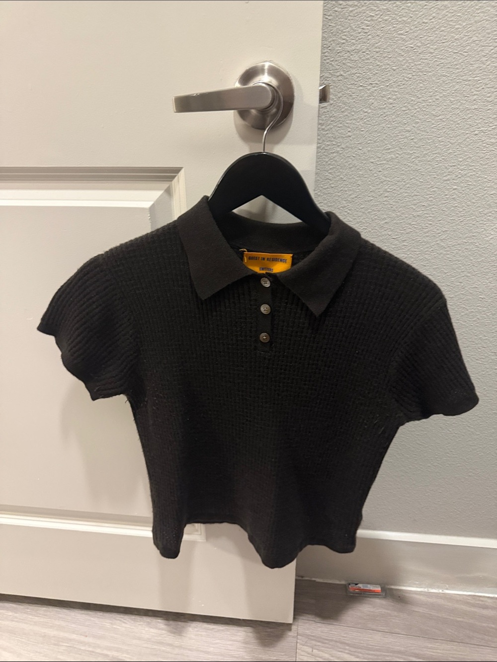 Guest in residence shrunken polo top